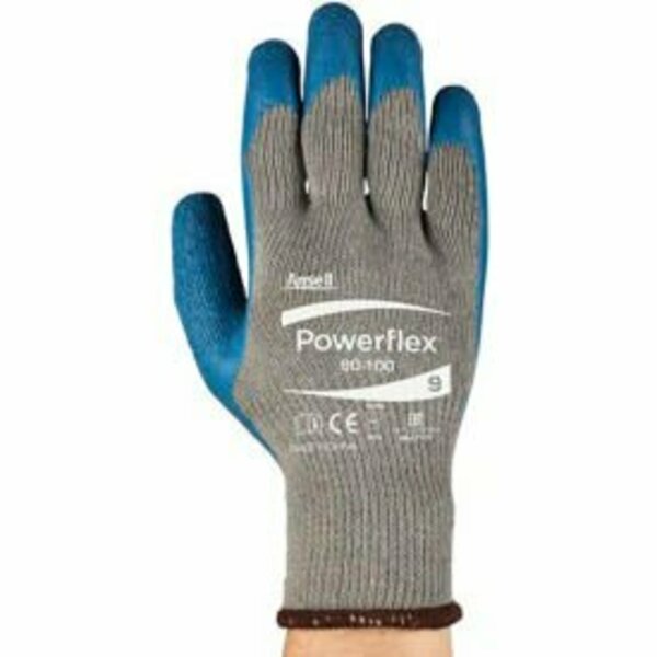 Ansell Powerflex Latex Coated Gloves, Ansell 801009, 1Pair 206402